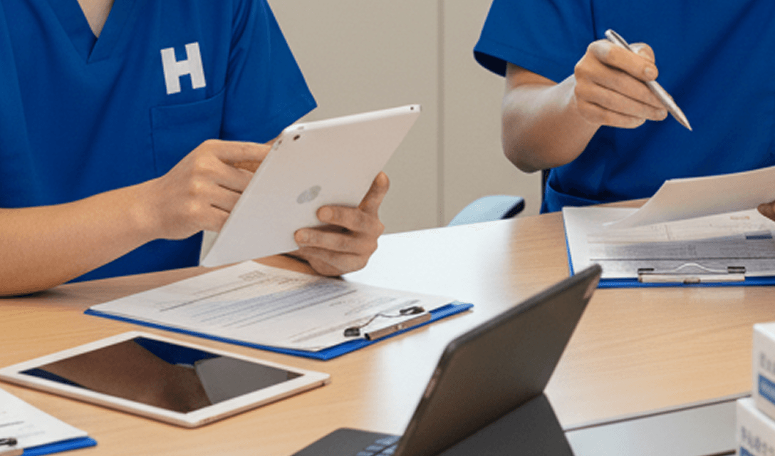 学校や病院で運用する様子